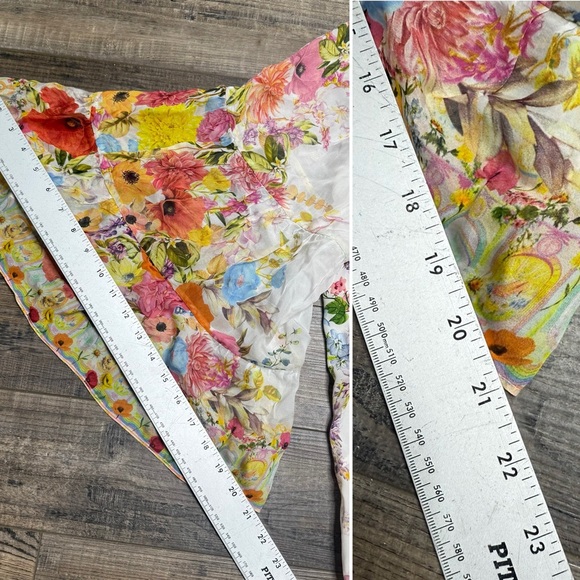 Camilla Silk Floral Bohemian Flowy Dress - Picture 13 of 13